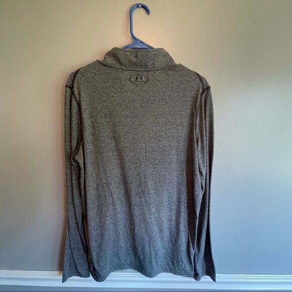 Men’s Size Small S Threadborne Under Armour pullover shirt loose 1/4 zip gray - Picture 3 of 3